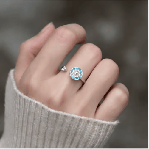 Guardian Gaze "Evil Eye" Anxiety Fidget Ring - Penny Lee Tennessee