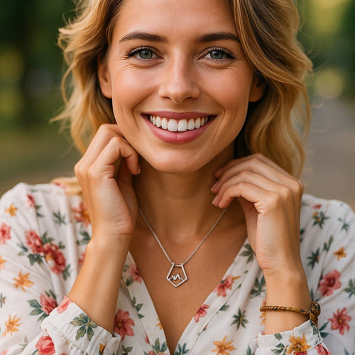 Penny Lee Tennessee Trinity of Serenity - Sterling Silver Triangle Mountain Necklace Jewelry