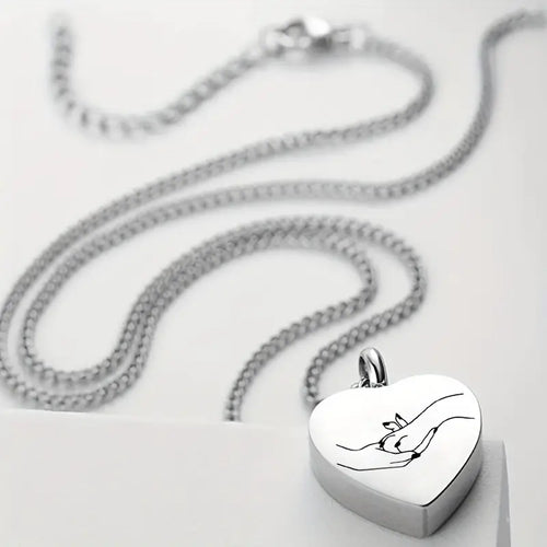 Paw Prints on My Heart Necklace