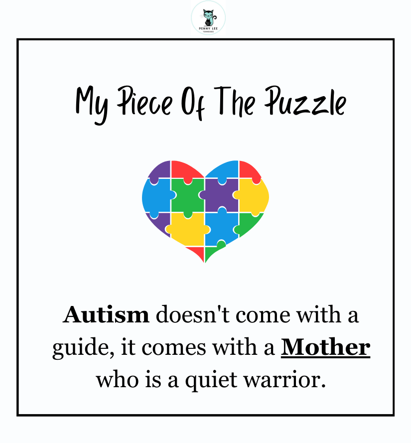 My Piece Of The Puzzle Autism Awareness Bracelet