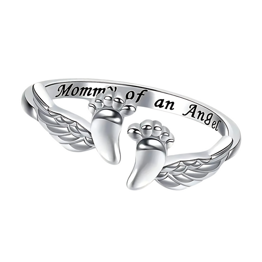 Mommy's Angel Remembrance Ring