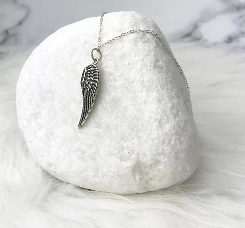 Eternal Whisper: Feather Memorial Necklace