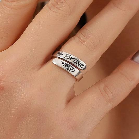 Courage at Hand - "Be Brave" Ring