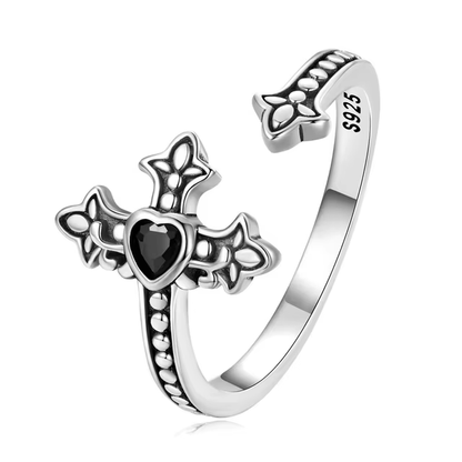 Thieve's Cross Silver Ring