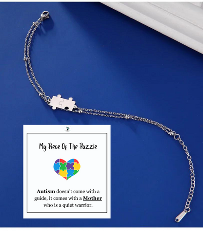 My Piece Of The Puzzle Autism Awareness Bracelet