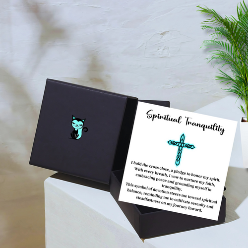 Tranquility Turquoise Cross Ring