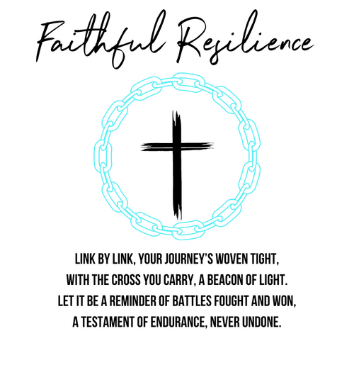 Faith & Resilience Cross & Cuban Chain Bracelet