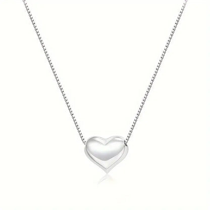 Pulse Sterling Silver Heart Necklace