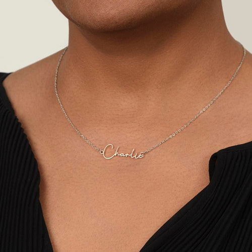 Personalized Minimalist Style Name Necklace