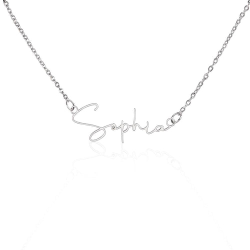 Personalized Minimalist Style Name Necklace