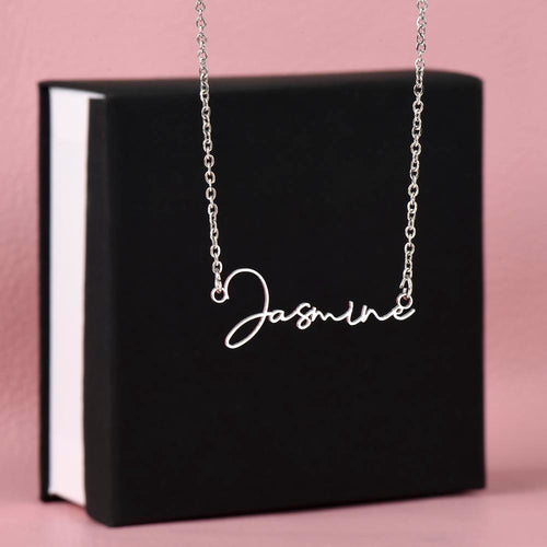 Personalized Minimalist Style Name Necklace