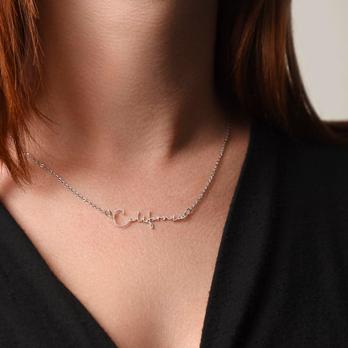 Personalized Minimalist Style Name Necklace