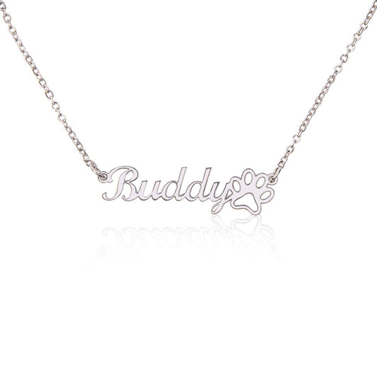 Forever Paws Personalized Necklace