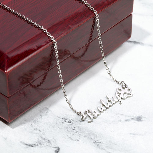 Forever Paws Personalized Necklace