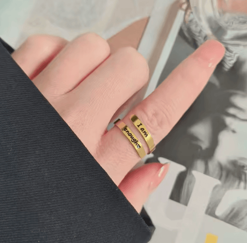 Be Fearless - Gold Engraved Ring - Penny Lee Tennessee