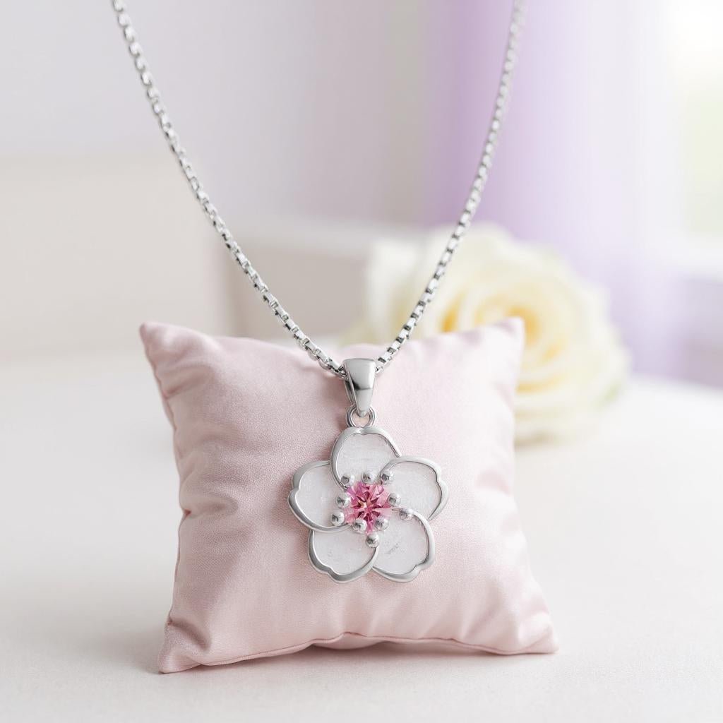 Sakura Flower Necklace: Shop Penny Lee's Sterling Silver