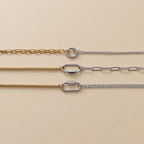 Elemental Carabiner Paperclip Bracelet - Penny Lee Tennessee