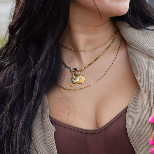 Elemental Carabiner Paperclip Necklace - Penny Lee Tennessee