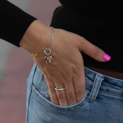 Elemental Paperclip Rope Bracelet - Penny Lee Tennessee