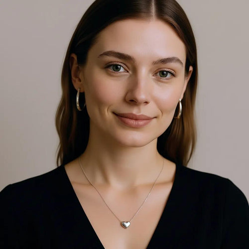 Eternal Love - Sterling Silver Heart Necklace - Penny Lee Tennessee