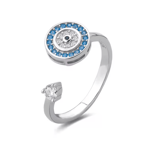 Guardian Gaze "Evil Eye" Anxiety Fidget Ring - Penny Lee Tennessee
