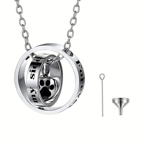 Penny Lee Tennessee Heart's Pawprint Pet Memorial Urn Necklace 