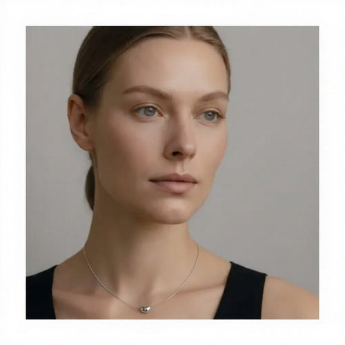 Origin Bean Sterling Silver Necklace - Penny Lee Tennessee