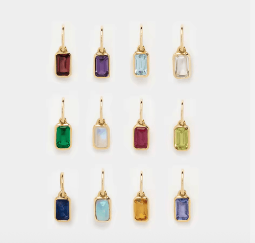 Paperclip Cross Birthstone Charm Bracelet - Penny Lee Tennessee