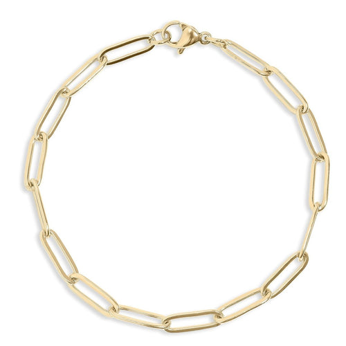 Paperclip Gold Bracelet - Penny Lee Tennessee