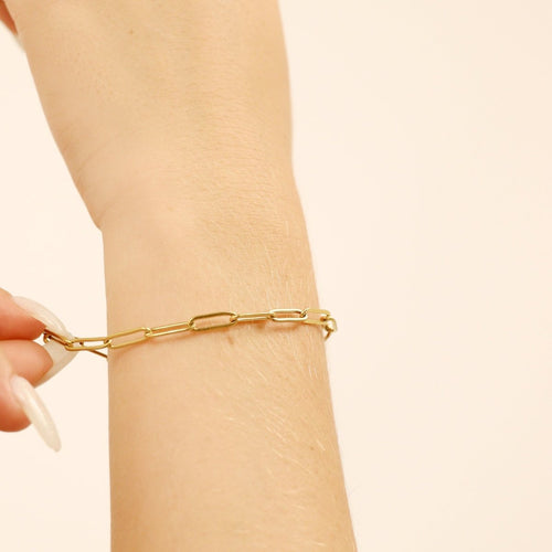 Paperclip Gold Bracelet - Penny Lee Tennessee