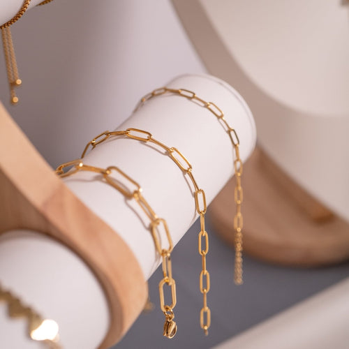 Paperclip Gold Bracelet - Penny Lee Tennessee