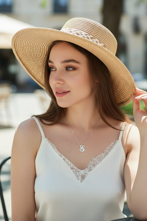 Polly - Sterling Silver Bumblebee Necklace - Penny Lee Tennessee