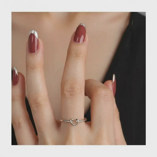 Love Story - Love Me First Sterling Silver Ring