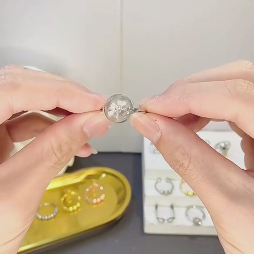 Lucky Clover Anxiety Fidget Ring
