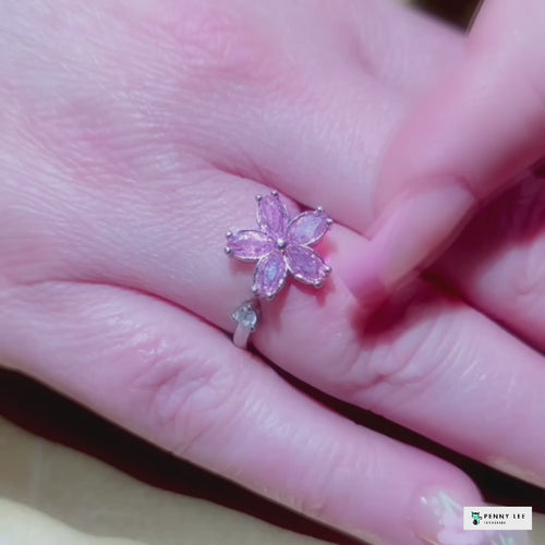 Zen Blossom Anti-Anxiety Spinner Ring