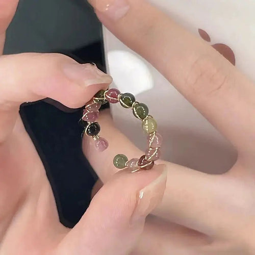 The Seventh Wonder - 7 Chakra Stone Bead Ring - Penny Lee Tennessee