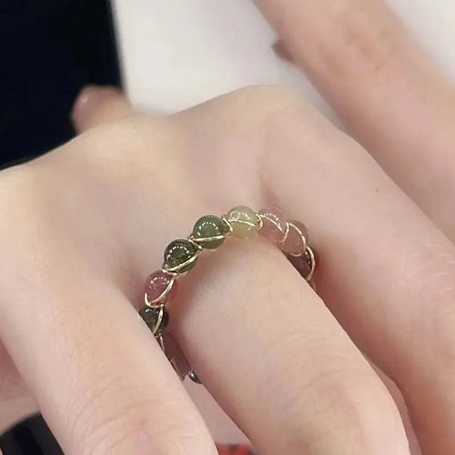 The Seventh Wonder - 7 Chakra Stone Bead Ring - Penny Lee Tennessee