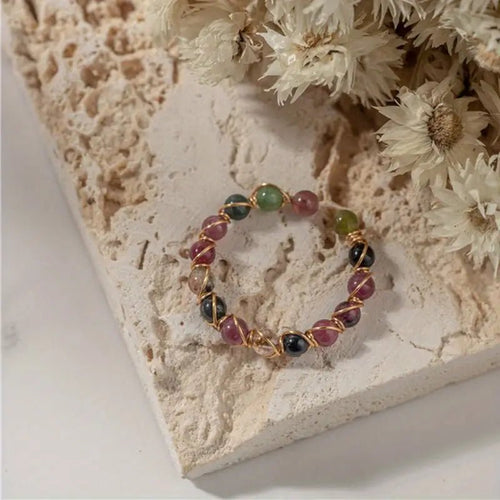 The Seventh Wonder - 7 Chakra Stone Bead Ring - Penny Lee Tennessee