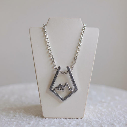Penny Lee Tennessee Trinity of Serenity - Sterling Silver Triangle Mountain Necklace Jewelry