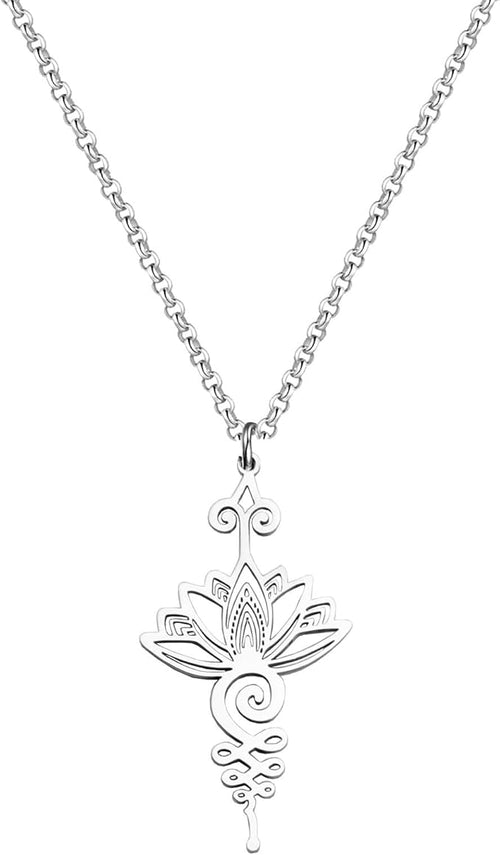 Unalome Lotus Necklace - Penny Lee Tennessee