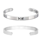 Penny Lee Tennessee You Are Enough Butterfly Silver Cuff - A Symbol of Strength & Survival 